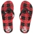 Swanndri Swanndal Jandals Red/Black Check 7/8