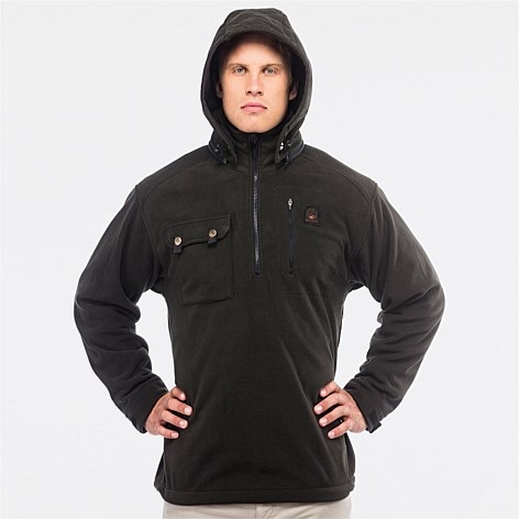 Swanndri Mens High Rock Fleece Jersey with Waterproof Backing