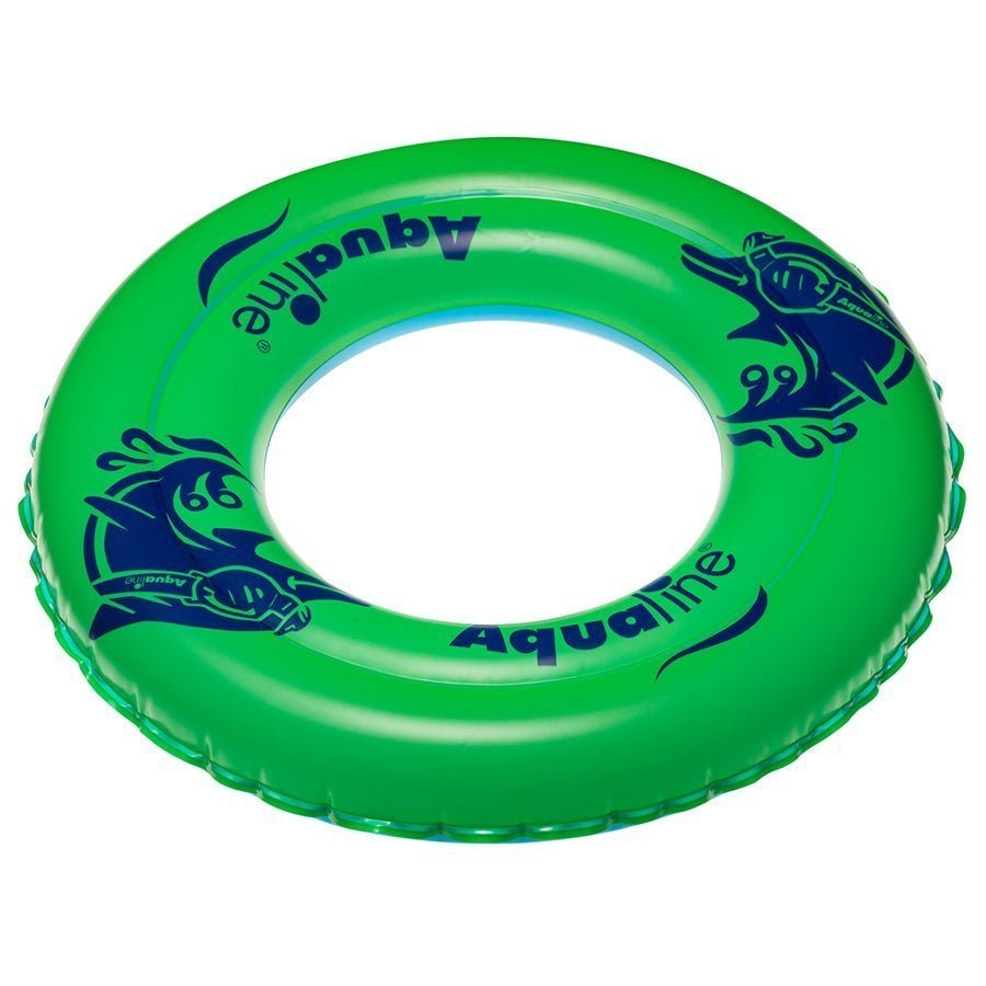 Aqualine Inflatable Swim Ring Green 50cm