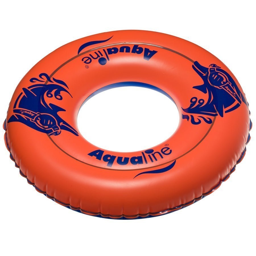 Aqualine Inflatable Swim Ring Orange 60cm