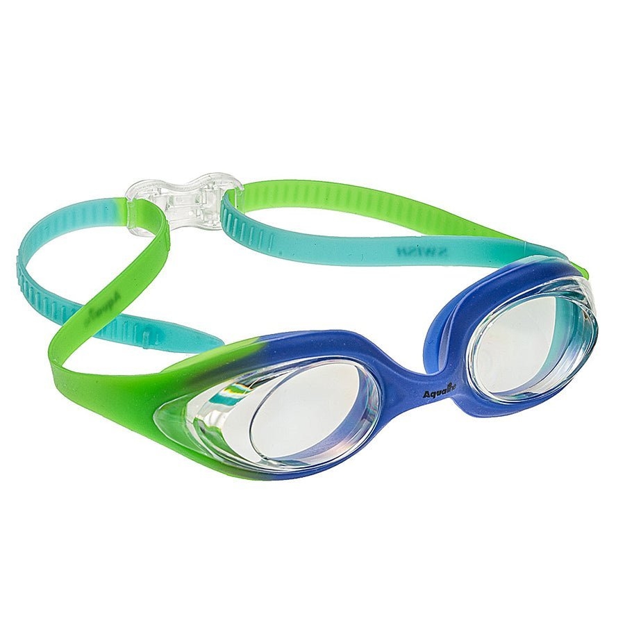 Aqualine Swish Kids Swimming Goggles Blue