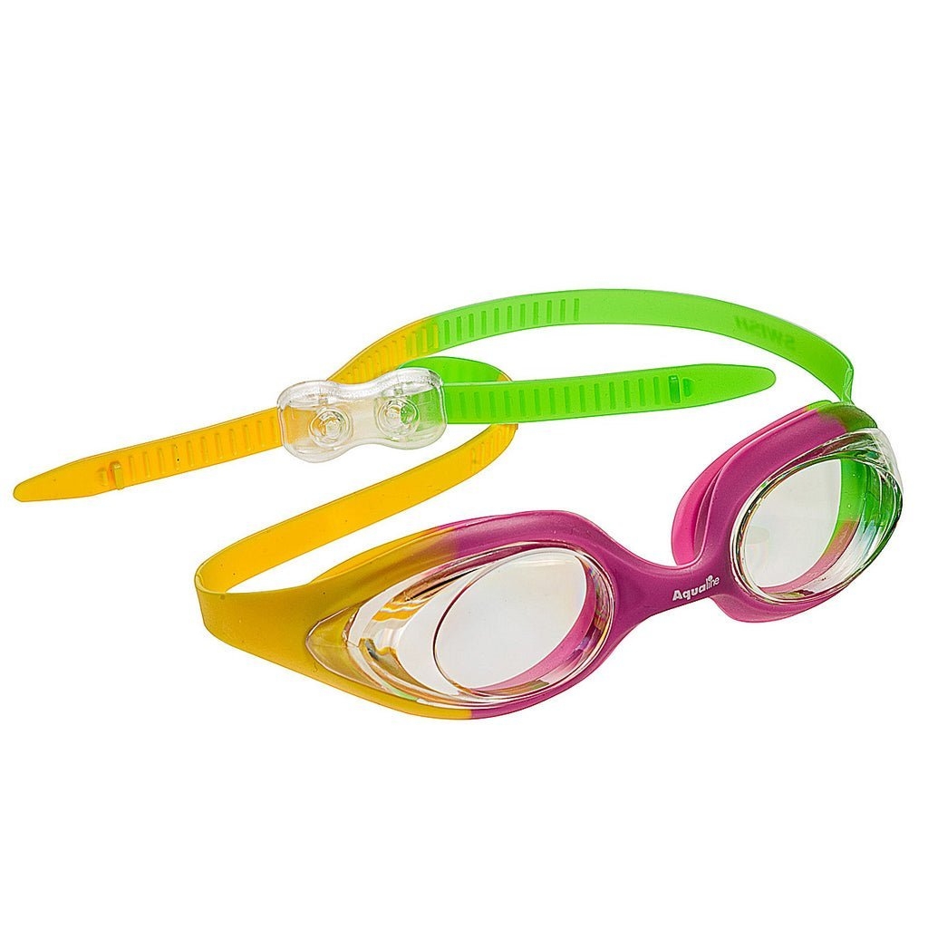Aqualine Swish Kids Swimming Goggles Blue