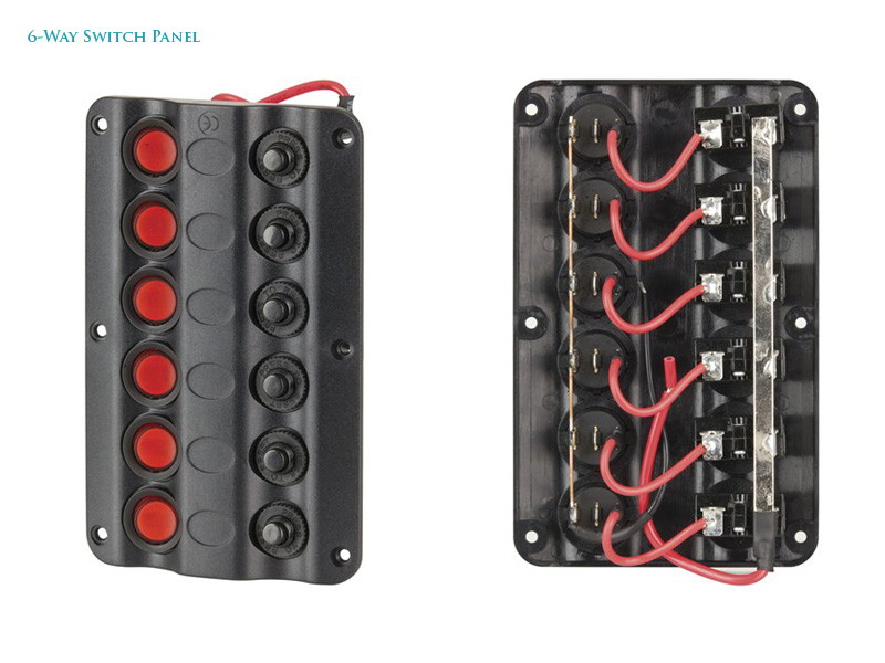 Marine Switch Panels with Circuit Breakers
