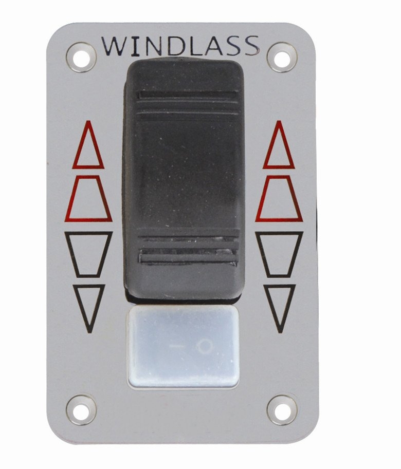 Windlass Anchor Winch Up/Down Rocker Switch Panel 12/24V