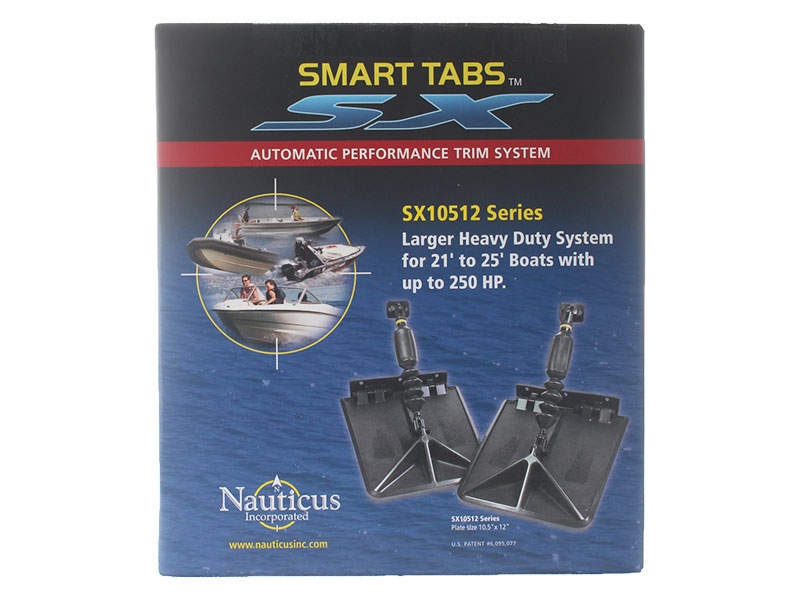 Nauticus SX9510-80 Smart Trim Tabs SX 150-240HP Black