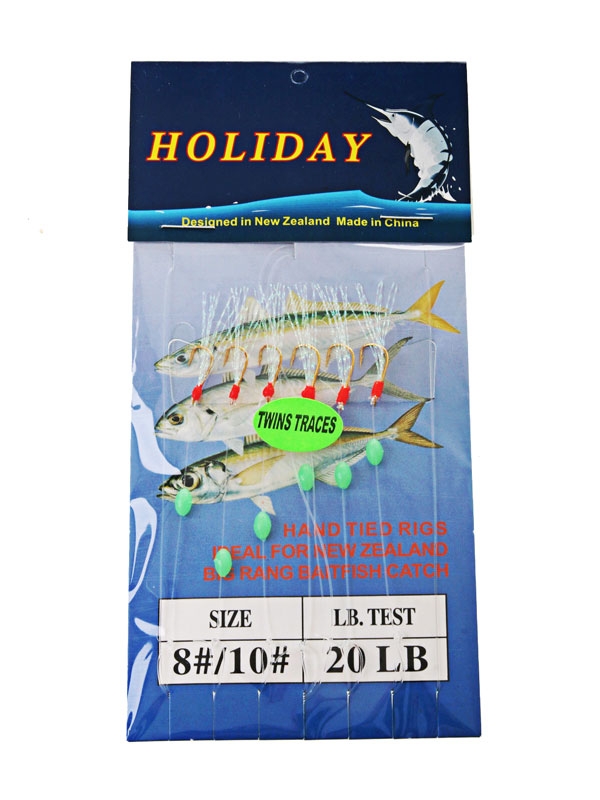 Holiday Mixed Sabiki Rig Size 8 and 10