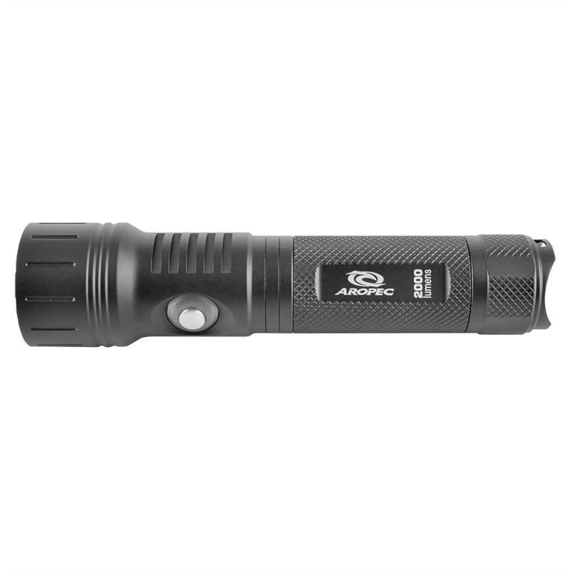 Aropec Rechargeable LED Dive Torch 2000lm - Waterproof to 100m