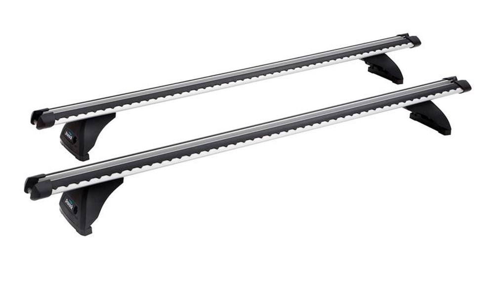 Prorack Heavy Duty Roof Rack Bar Pair Silver 180cm