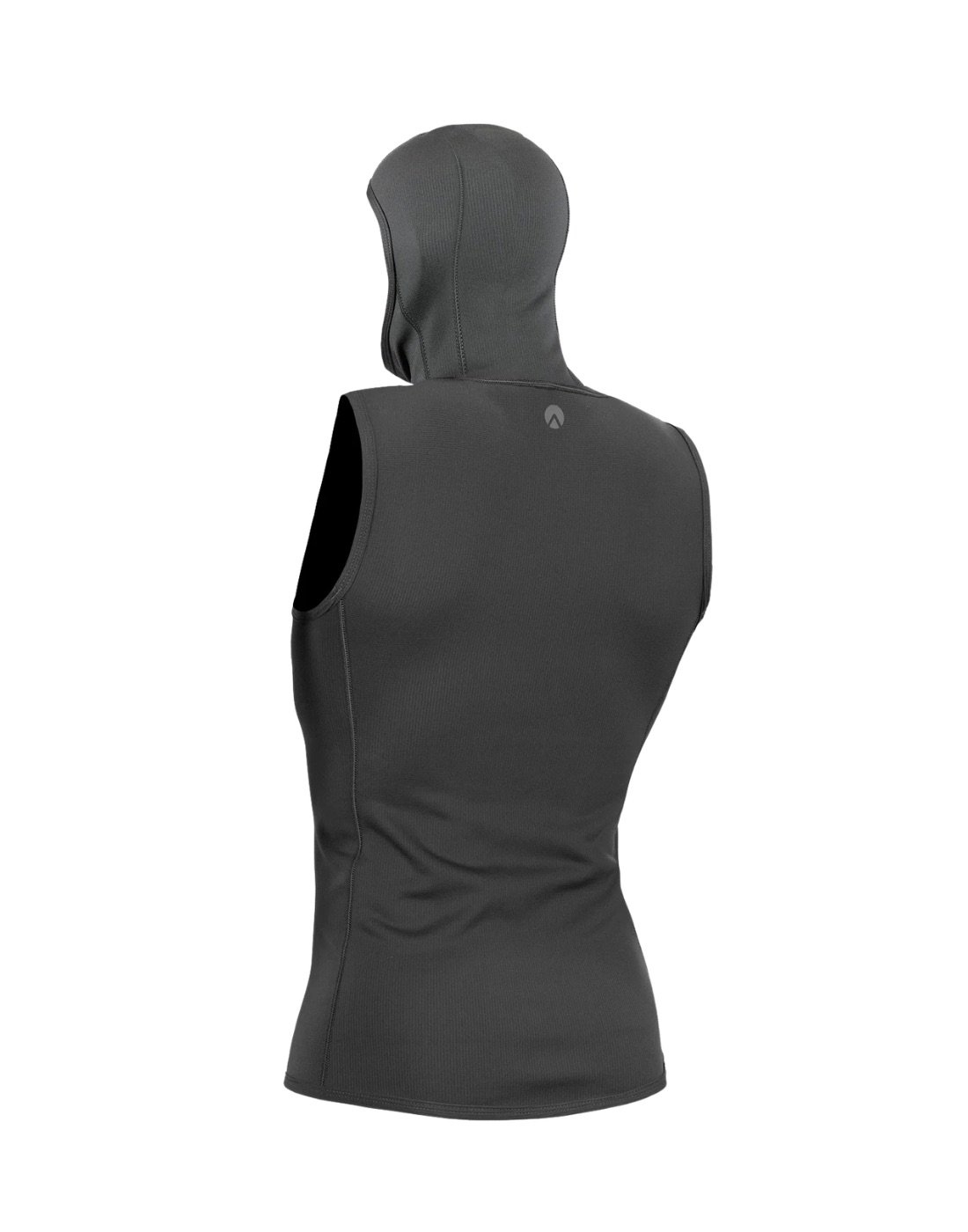 Sharkskin T2 Chillproof Mens Full Zip Hooded Vest Titanium UPF50+