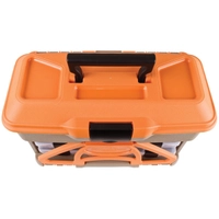 flambeau t3 multiloader tackle box Outdoors 6383 3-Tray Box, 32 Compartments, Red and Gray impact resistant lid and 4 line dispensing ports Flambeau T5 Multiloader Pro Tackle
