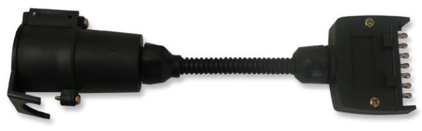 Trojan T822450 7 Pin Flat to Round Car Adaptor
