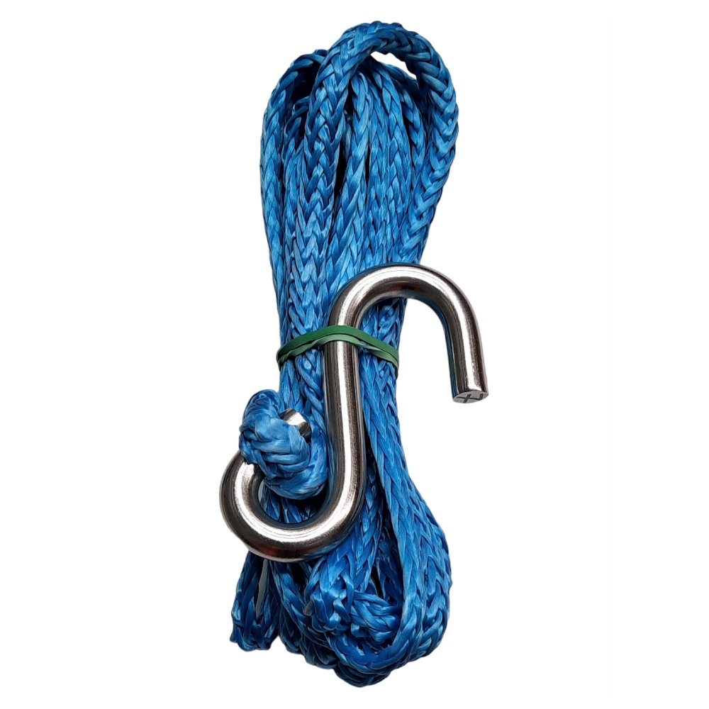 Trojan Heavy Duty Trailer Winch Rope Blue Loose 6mm x 7m
