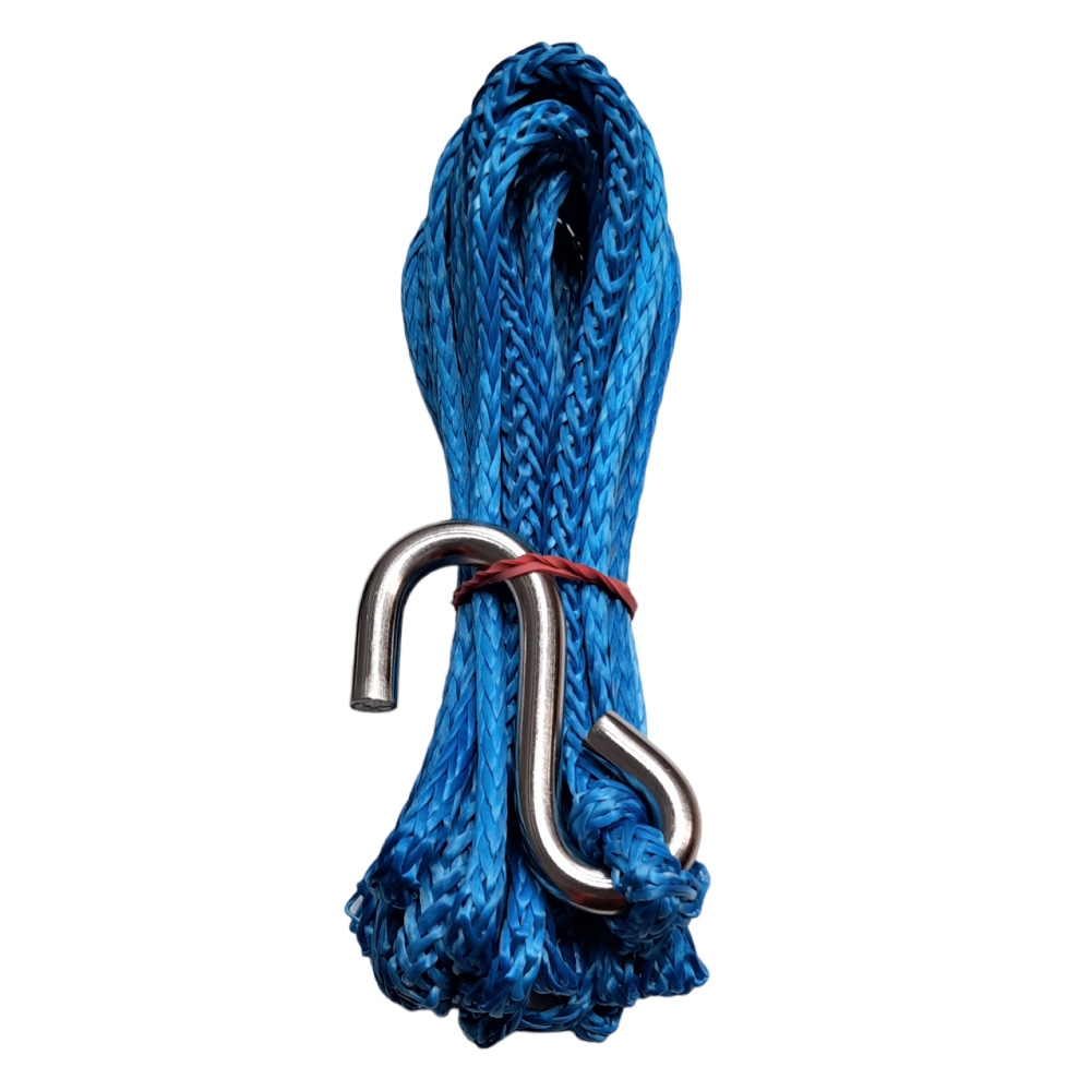 Trojan Heavy Duty Trailer Winch Rope Blue Loose