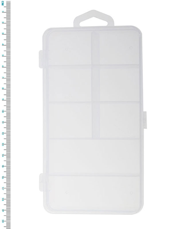 Nacsan Plastic 8 Compartment Tackle Box 175x90x30mm
