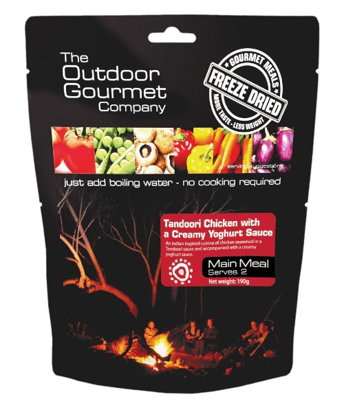 The Outdoor Gourmet Company Tandoori Chicken with a Creamy Yoghurt Sauce 190g