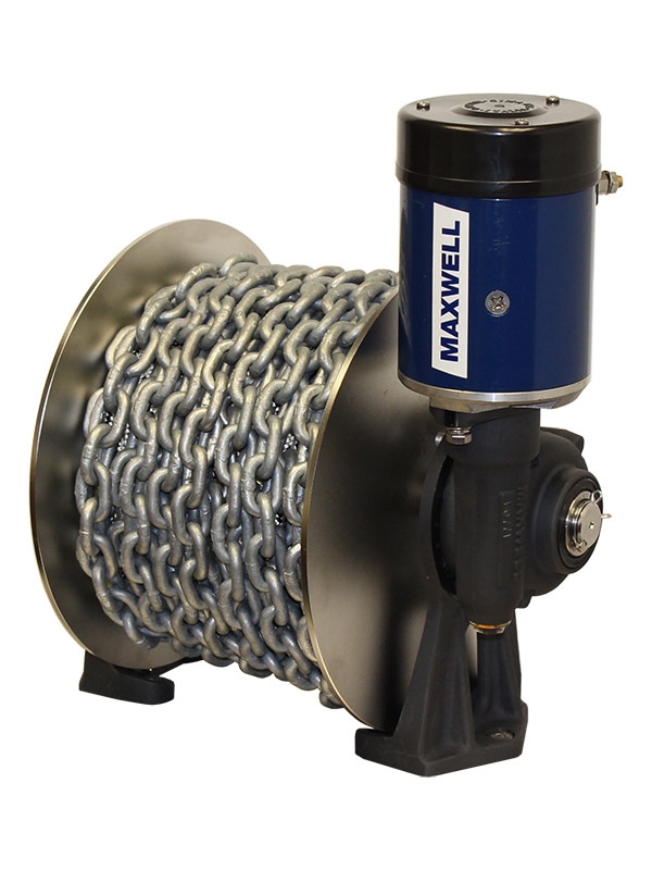 Maxwell Tasman 8-6 24V Drum Winch with Rode 160m