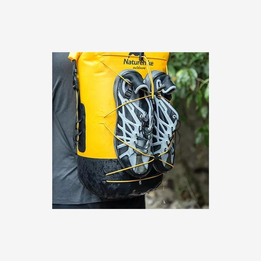 Naturehike TB03 Waterproof Roll Top Dry Backpack 40L Lemon Yellow