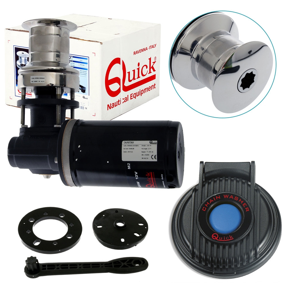 Quick Tumbler Capstan with Deck Switch 500w 12V