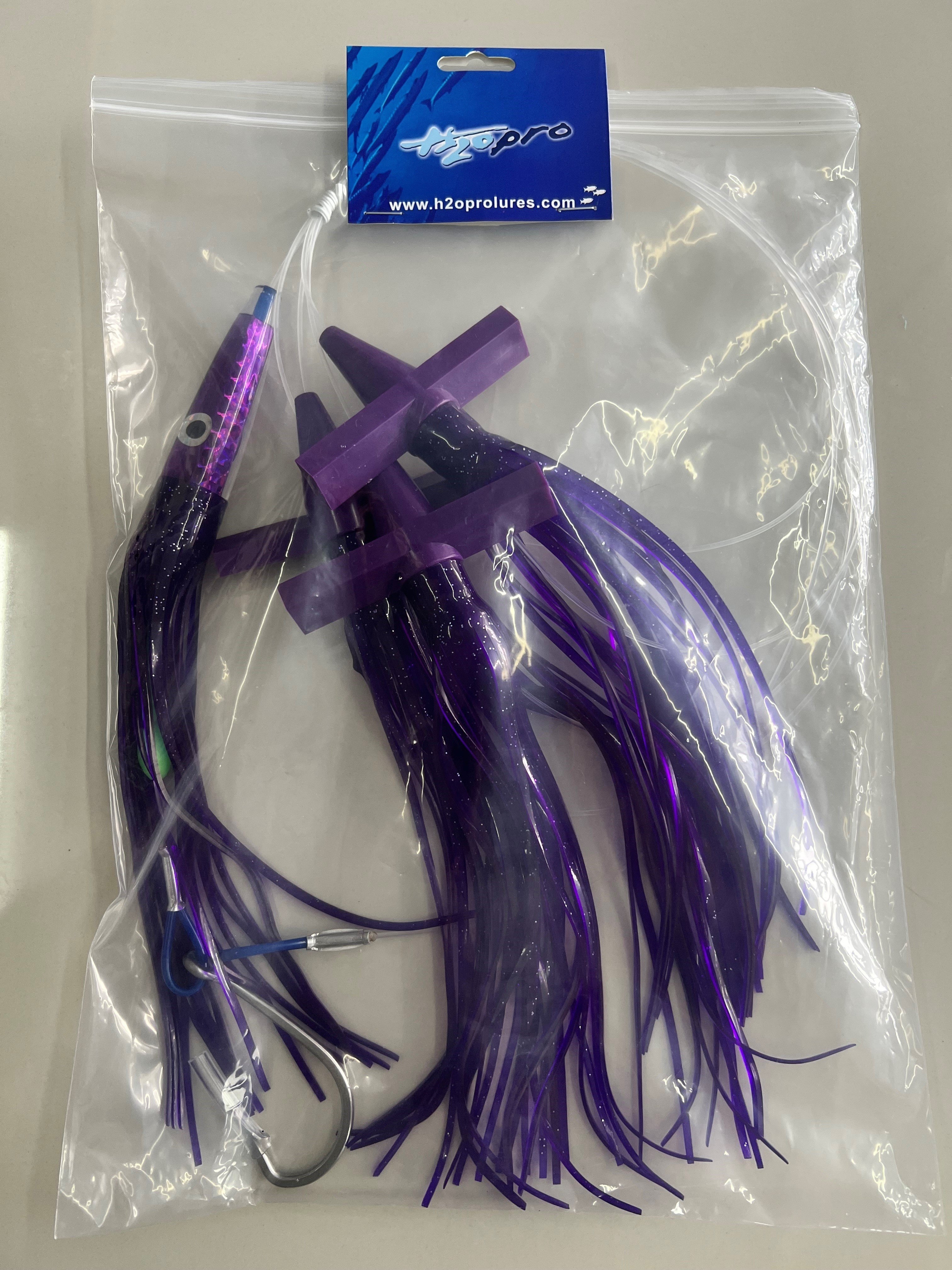 H2O Pro Hummingbird Teaser Bird Daisy Chain with Mean Machine Stinger Purple/Black