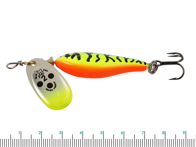 Blue Fox Super Vibrax Minnow 9g Fire Tiger