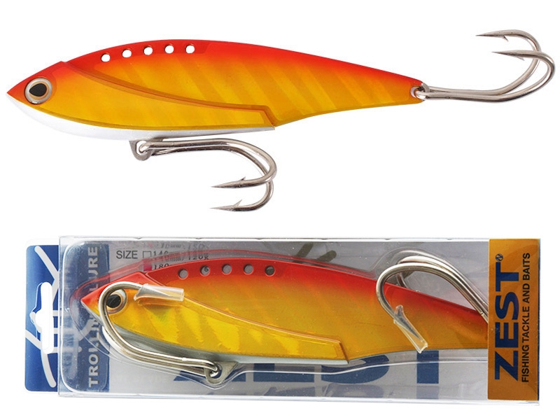 Zest Trolling Blade Lure 180mm 220g Orange Gold