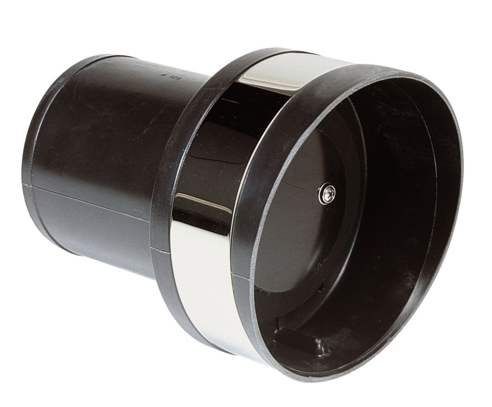 VETUS Transom Exhaust Connection with Check Valve 125mm