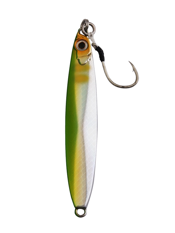 Shimano ColtSniper Long Micro Jig Silver Chartreuse 60g