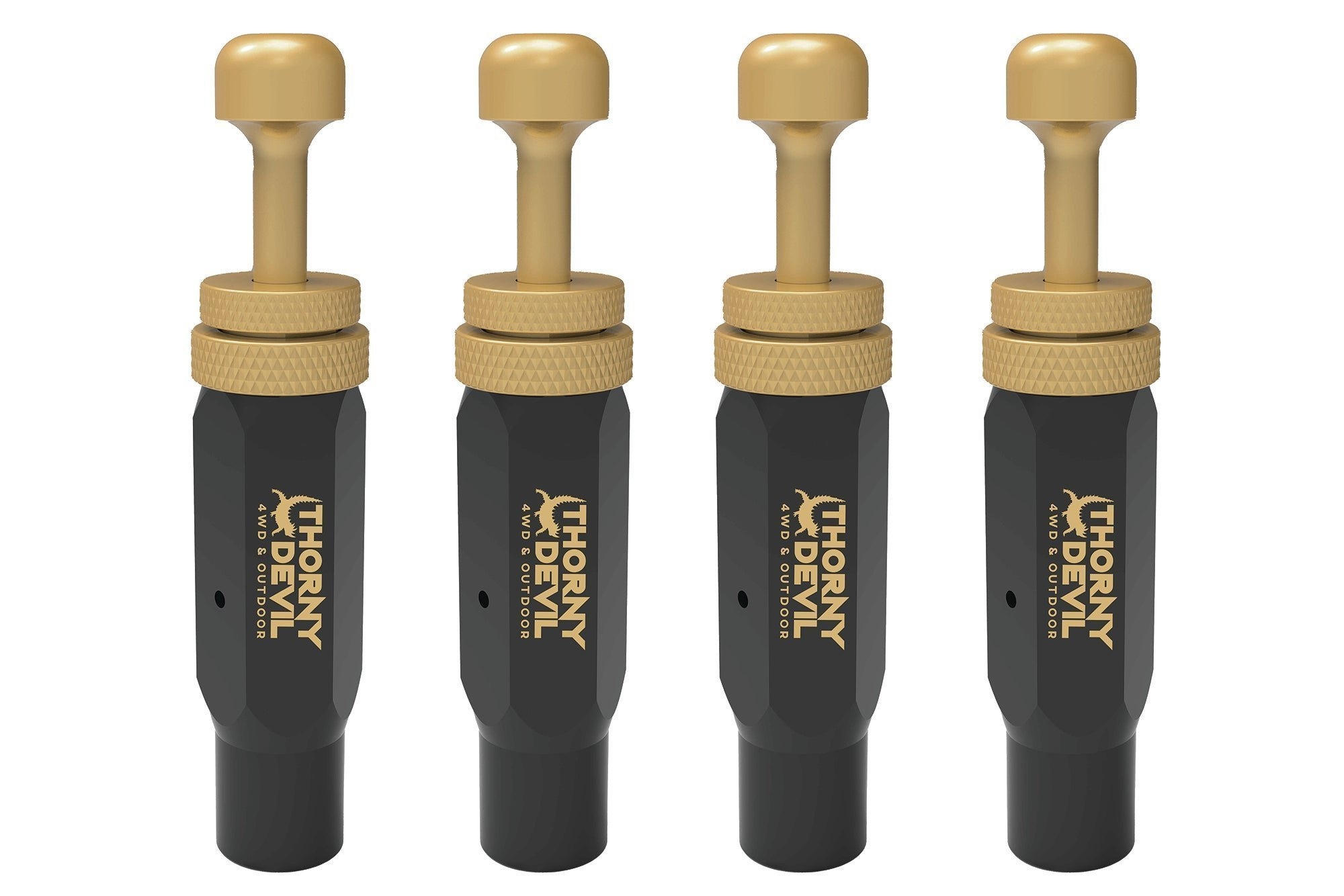 Thorny Devil 6-Piece Premium Tyre Deflators and Digital Gauge Combo Set