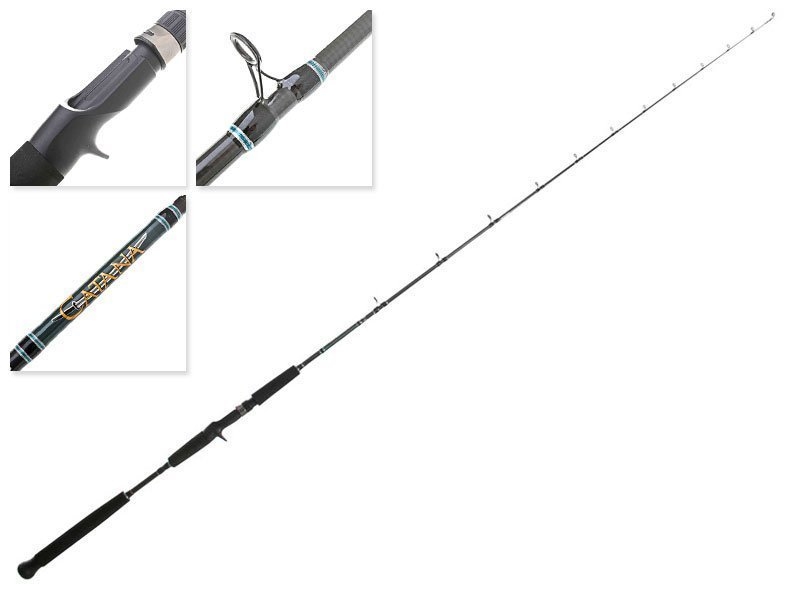Okuma Ceymar 100HAJ Catana Micro Jig Combo Incl Braid 6ft 6in 10-20lb 1pc