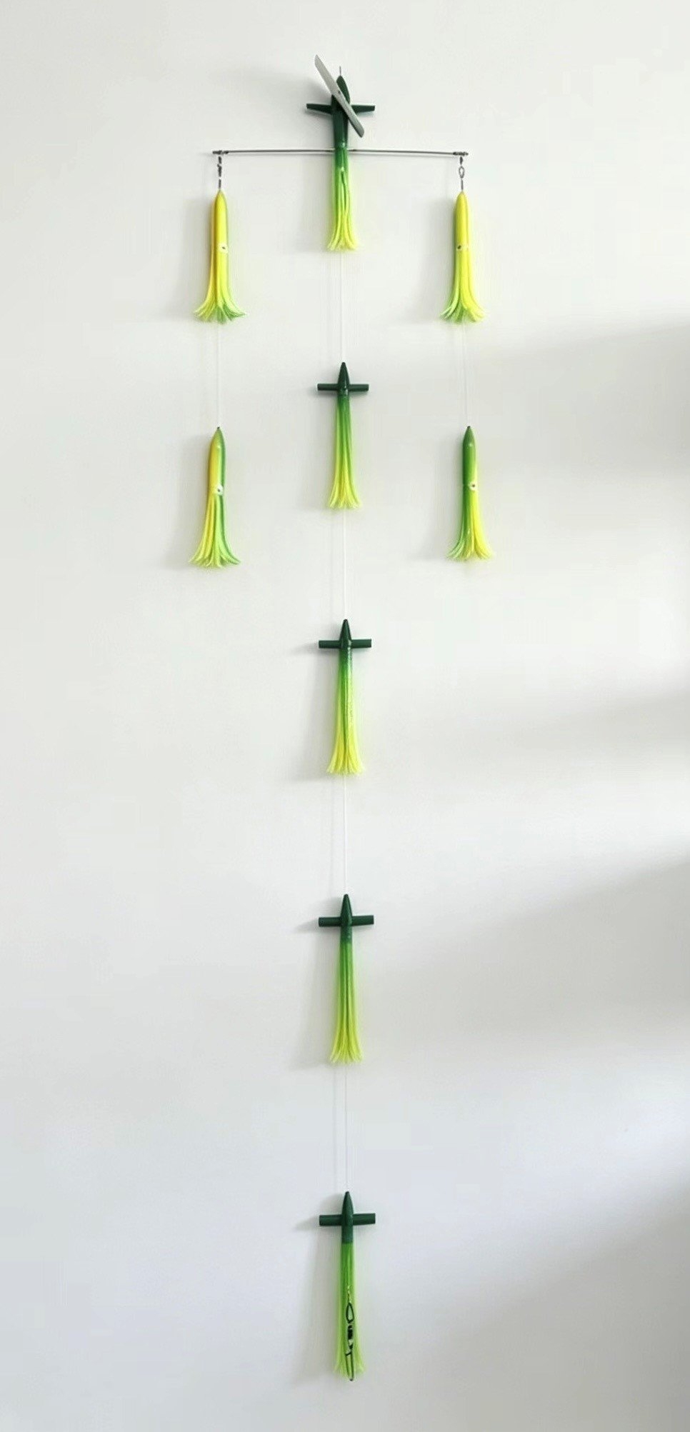 H2O Pro Titanium Duo Directional Sideswimmer Bar 18in Green/Yellow/Orange