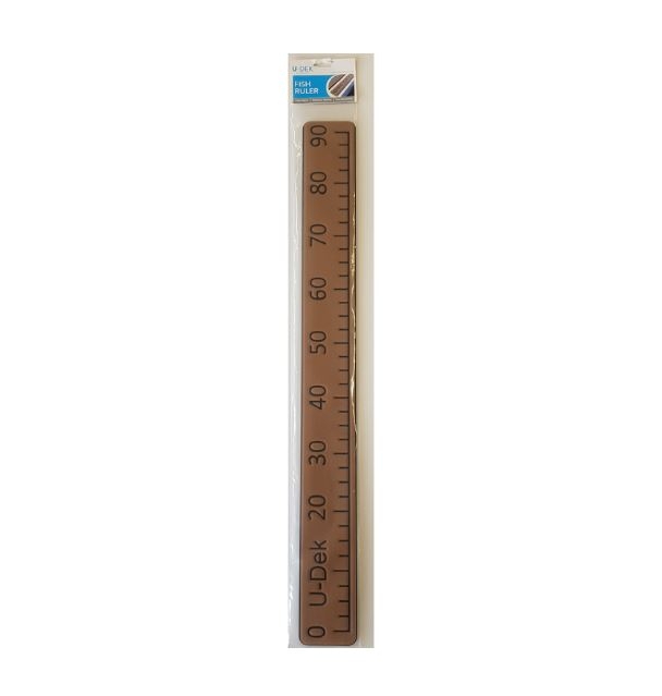 U-DEK Fish Ruler 90cm Teak/Black