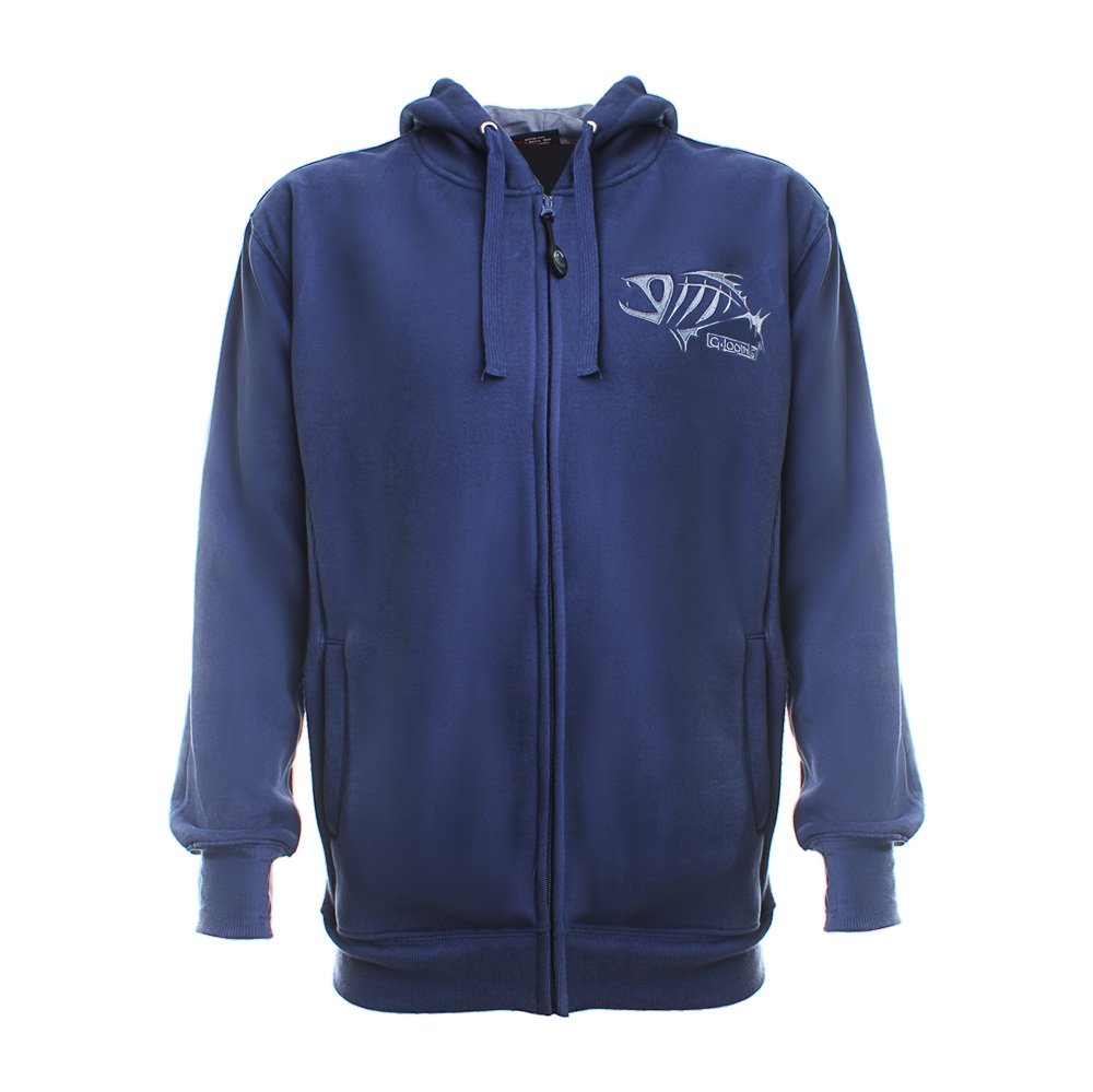 G.Loomis Fleece Hoodie Blue Small