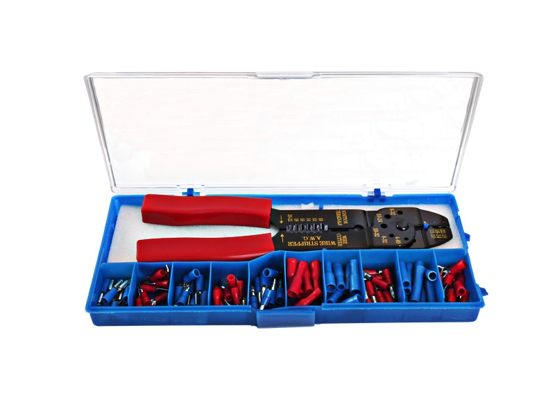 Crimping Tool with an 80-piece Connector Kit
