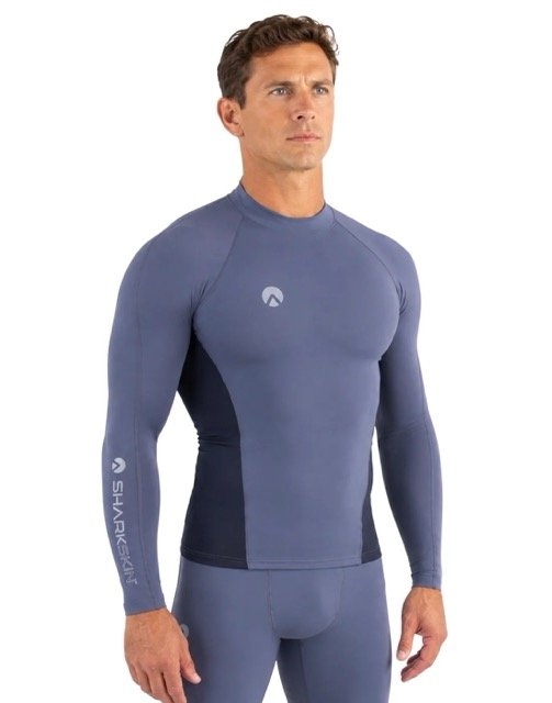 Sharkskin Thermal Flex Mens Long Sleeve Top UPF50+