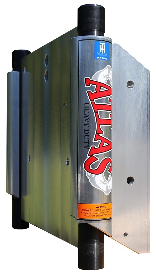 TH Marine Atlas 10in Jack Plat Heavy Duty Hydraulic Polished