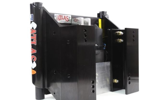 TH Marine Atlas 12in Jack Plat Heavy Duty Hydraulic Black Anodised