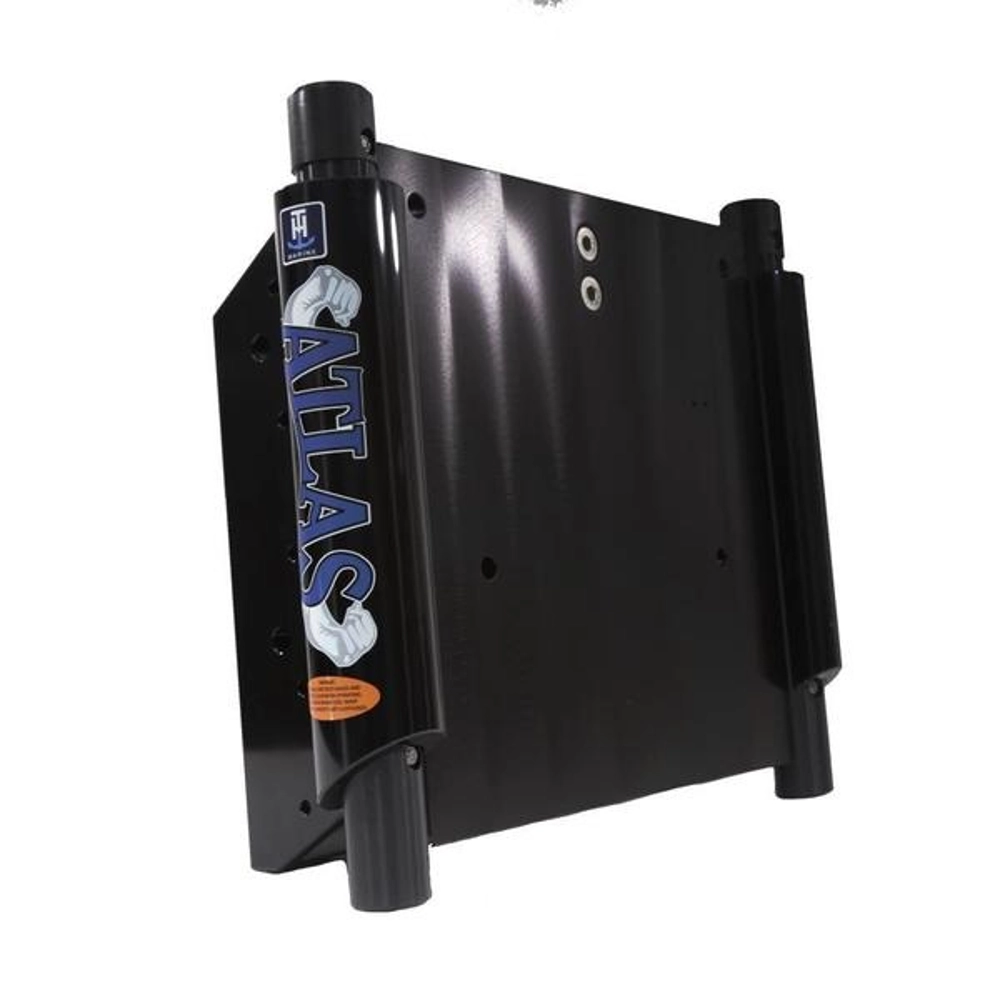 TH Marine Atlas 4in Jack Plate Standard Hydraulic Black Anodised TH Marine Atlas 4in Jack Plate Standard Hydraulic Black Anodised