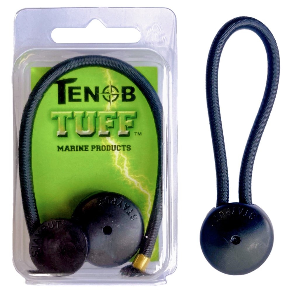 Tenob Tuff Stayput Fastener Canvas Tie Down Kit 90mm Black