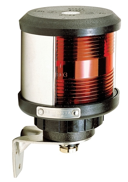V-Quipment Bicolour Base Mount Navigation Light with Black Housing