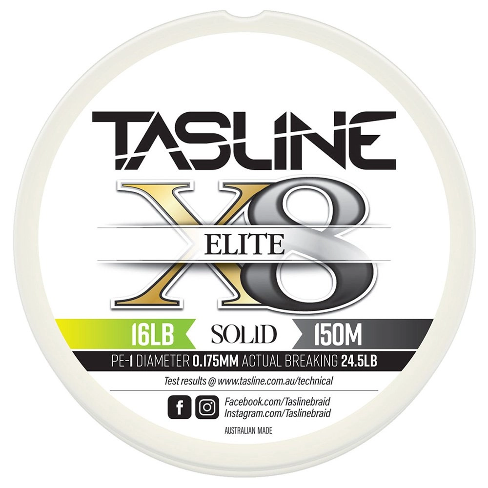 Tasline Elite White Braid 16lb 150m Spool Tasline Elite White Braid 16lb 150m Spool