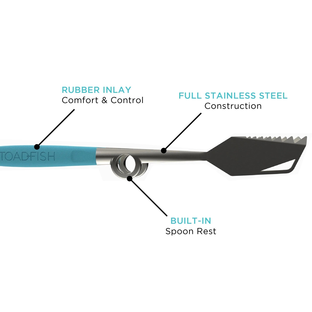 Toadfish Ultimate BBQ Grill Tongs with Spoon Rest 43.18cm
