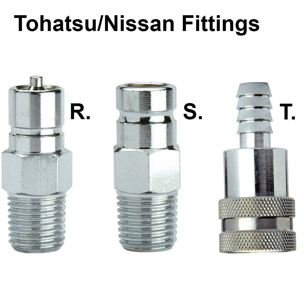 SeaSense 50052237 Fuel Line Connector Tohatsu/Nissan Female 3/8in Barb