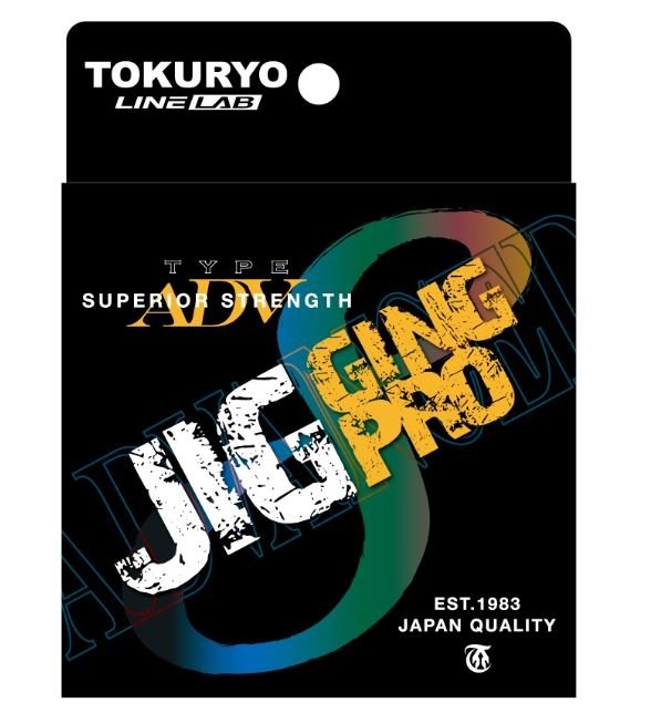 TOKURYO Jigging Pro X8 Braid Multi Colour 300m 10kg 0.14mm