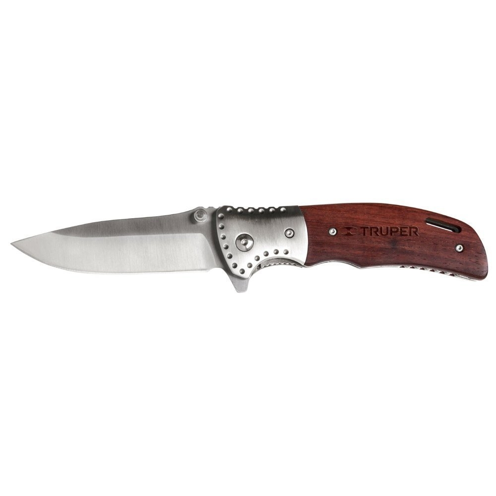 Truper Serated Locking Blade Pocket Knife 13cm