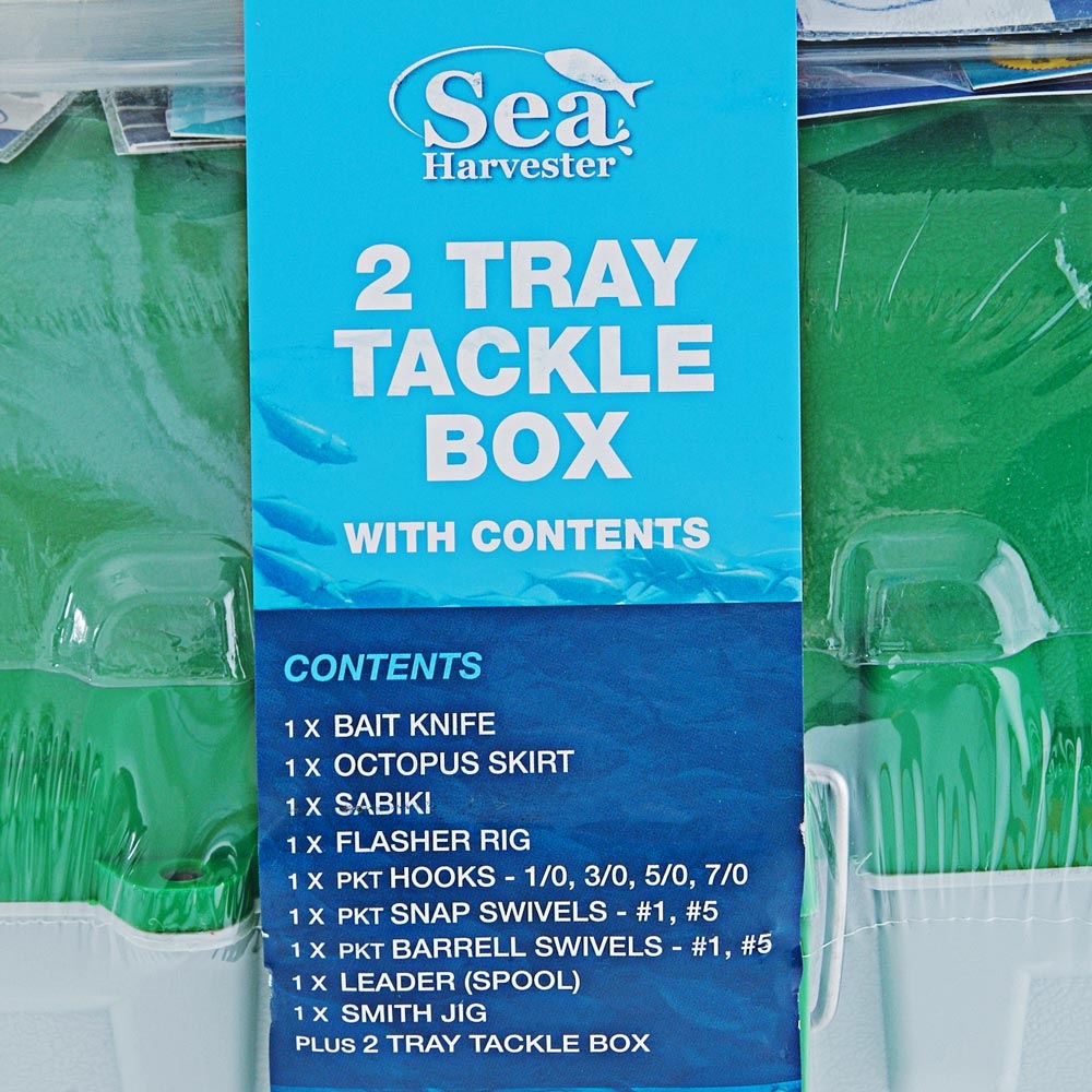 Sea Harvester 2-Tray Tackle Pack