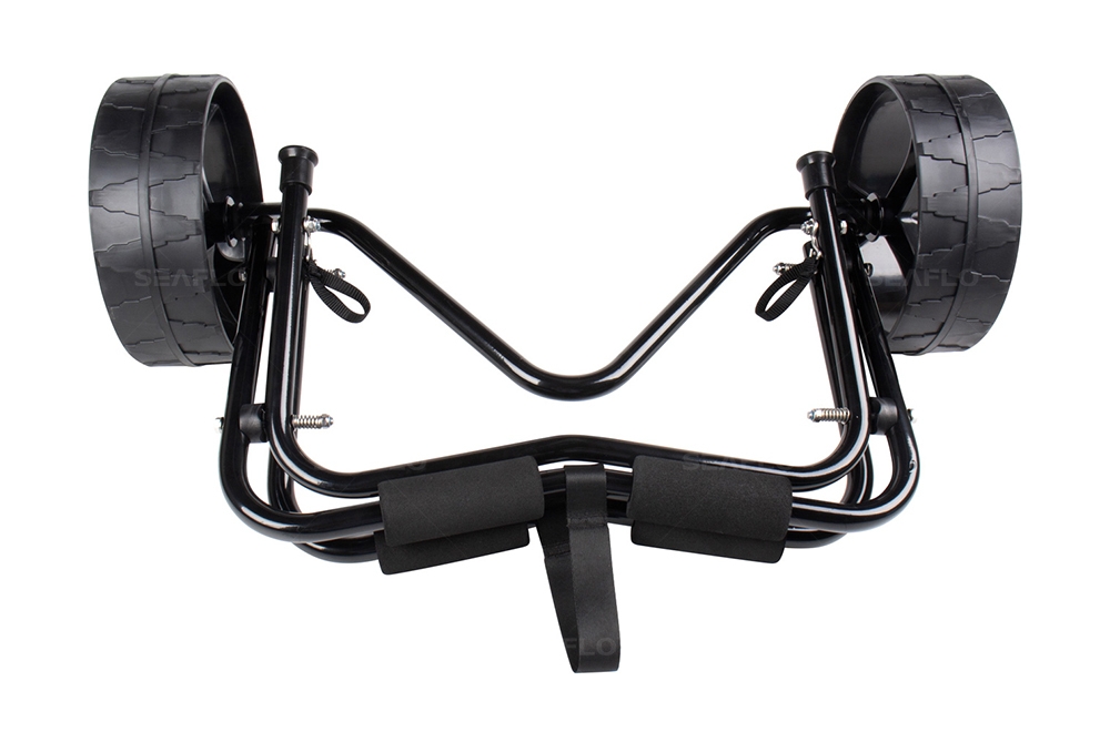 Seaflo Foldable Aluminium Kayak Trolley Black - Returned Unit