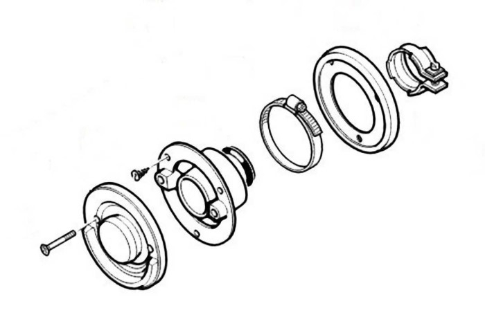 Truma Vario Wall Cowl Creme