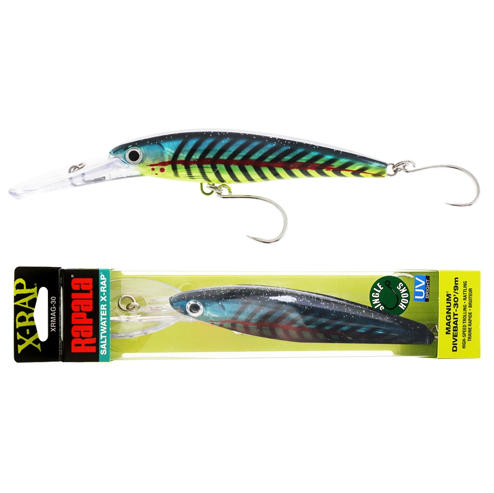 Rapala X-Rap Magnum Single Hook Trolling Lure 160mm