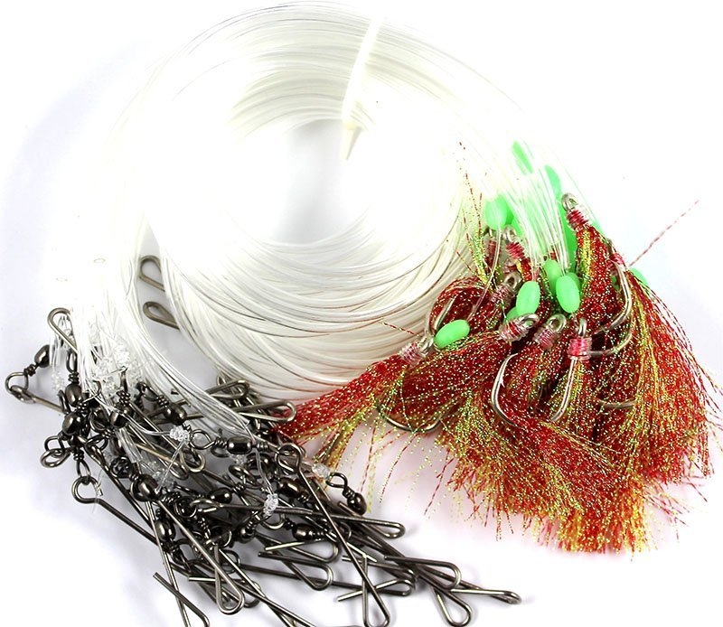 Bite Longline Traces Assorted 82cm Qty 25 Seahorse