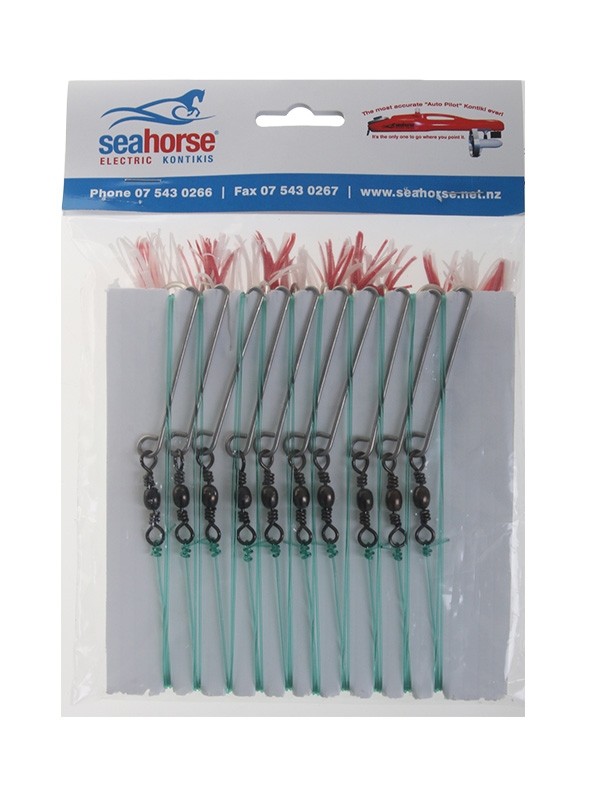 Seahorse Squiddy Longline Trace Qty 10